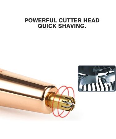 Rehomy 4 in 1 Women's Hair Trimmer Set - Rechargeable Painless Eyebrow Nose Ear and Body Hair Remover for Effortless Grooming - Buy Online on SooperMarket.com
