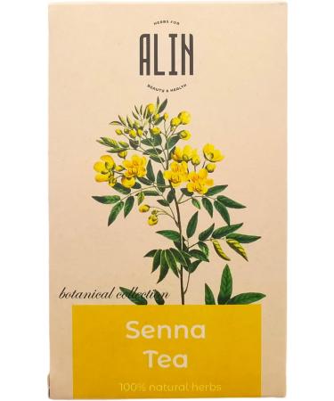 ALIN Senna Leaf Tea set 2 boxes x 20 Tea Bags (60 gr) - Buy Online on SooperMarket.com