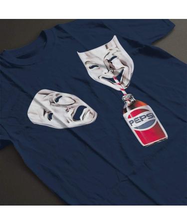 All+Every Pepsi Theatre Masks Men's T-Shirt M Navy Blue - Buy Online on SooperMarket.com