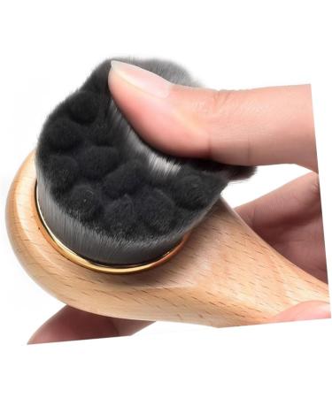 minkissy Facial Scrubber Facial Cleaning Brush Face Scrubber Face Brush Face Cleaner Brush Cleanser Brush Cleansing Brush Face Cleaning Brush Facial Brush Bamboo Long Handle Cleasing Milk - Buy Online on SooperMarket.com