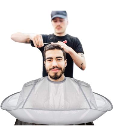 Umbrella Barber Cape For Adult,Capes For Hair Stylist, Non-stick Hair,Easy Clean,Waterproof Barber Salon and Home Stylists Use Hairdressing Kit,More Convenient(Umbrella Cape)