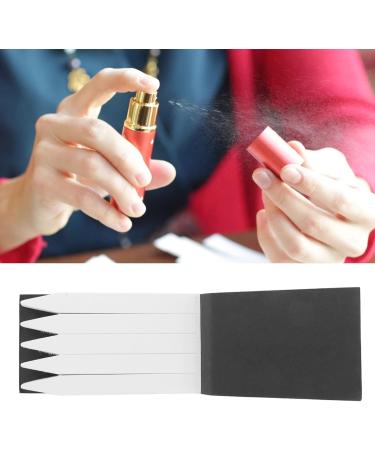 Perfume Tester Strips 100pcs Disposable Perfume Test Paper Disposable Fragrances Testing Essential Oils Strips with Black Cover for Testing Aromatherapy Oils Essential Oils - Buy Online on SooperMarket.com