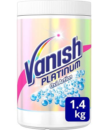 Vanish Fabric Stain Remover Platinum Oxi Action Powder Crystal Whites 1.41 kg - Buy Online on SooperMarket.com
