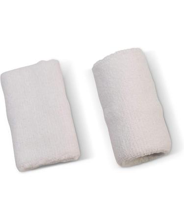 US Glove Sweat Bands for Wrists - 2-pc White Cotton Athletic Hand Bands for Men & Women - Ideal for Tennis, Gymnastics, Basketball, Volleyball, Baseball, Football - 4.5 inch - Buy Online on SooperMarket.com