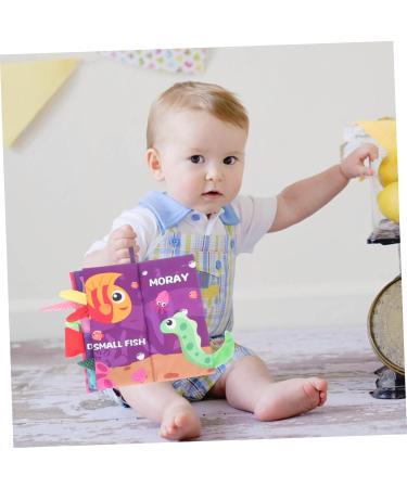 Abaodam 4-Piece Crumpled Fabric Book Set for Toddlers | Soft Baby & Children's Toys | Ideal Fabric Books for Young Kids - Buy Online on SooperMarket.com