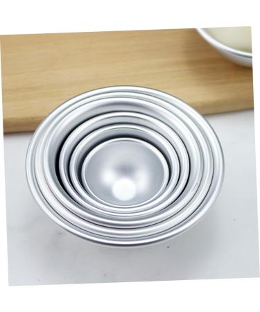 OUNONA 18 Pcs Mold Ball Cake Pans Chocolate Candy Baking Cookie Moulds Mini Dome Cake Tins Muffin Baking Cups Hemisphere Cake Pan Sphere Cake Mould Paper Cup Non Stick 3D Aluminum Alloy Silverx3pcs 8X8X4CMx3pcs - Buy Online on SooperMarket.com