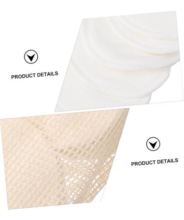 FOMIYES 1 Set Cleansing Pad Reusable Rounds for Face Skincare Cleaning Cotton Eye Makeup Remover Pad Cosmetic Sponge Makeup Sponge Makeup Remover Puff White Chest Pad Make up - Buy Online on SooperMarket.com