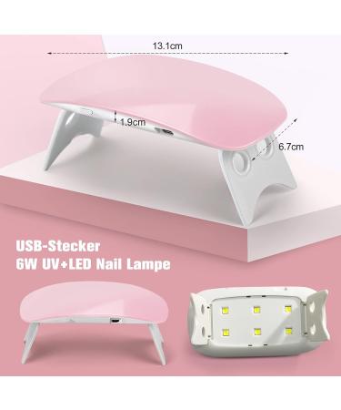 COSCELIA UV/LED Nail Lamp for Gel Nails - Perfect for Manicure & Pedicure at Home | International Shipping Available - Buy Online on SooperMarket.com