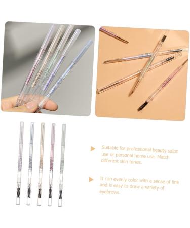 MUSISALY 5pcs Anti-perspiration Eyebrow Pens Ash Brown Eyebrow Pencil Brow Pencils Best Eyebrow Pencil Paste - Buy Online on SooperMarket.com