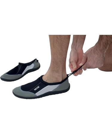 Seac Reef Quick-Drying Bathing Shoes - Adults & Kids Pool & Beach - 39 EU Grey - Buy Online on SooperMarket.com