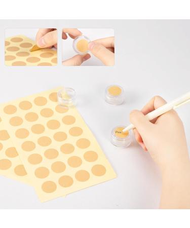 5ml Jaws with Lids - 42pcs Mini Cream Containers for Cosmetics & Nail Art | Transparent Dose with Labels & Spatula - Buy Online on SooperMarket.com