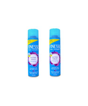 Finesse Extra Hold Unscented Aerosol Hairspray 7 oz (Pack of 2) Unscented 7 Ounce (Pack of 2)