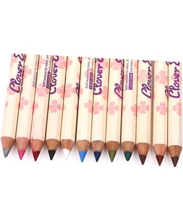 HAPINARY 24 Pcs Eyeshadow Pencil Lip Liner Pencil Eyeliner Pencil for Women Eyeliner Pencil Colours - Buy Online on SooperMarket.com