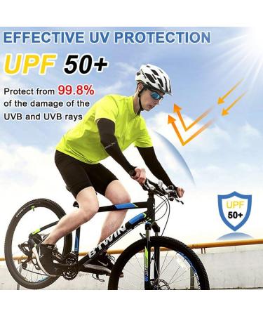 Beager UV Protection Arm Sleeves for Women & Men 6 Pairs in Black Gray White Purple Blue Pink for Cycling & Outdoor Activities - Buy Online on SooperMarket.com