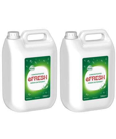 Enov K045 eFresh Original General Purpose Detergent Washing Up Liquid 2 x 5 Litre