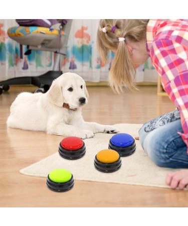 Lufeis Dog Training Bells - 4 Pack Recording Buzzers for Potty Communication & Cleanliness Training - Interactive Pet Doorbell Buttons - Buy Online on SooperMarket.com