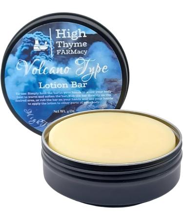 Volcano Type Lotion Bar - 3.5oz Waterless Beeswax Moisturizer - Eco-Friendly Travel Massage Lotion - Buy Online on SooperMarket.com