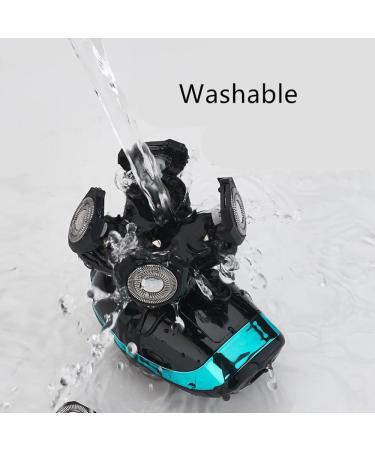 5 in 1 USB Rechargeable 4D Men's Electric Shaver & Grooming Kit - Bald Head Trimmer Beard & Nose Hair Clippers Facial Brush - Buy Online on SooperMarket.com