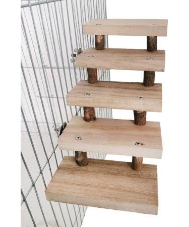 NganSuRong Wooden Hamster Parrot Bird Cage Toy | 5-Layer Climbing Swing & Training Tool - Buy Online on SooperMarket.com