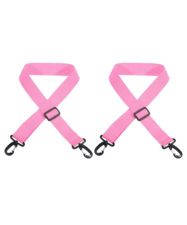 PATICIL 150cmx3.8cm 2pack Ski rack belt snowboard shoes strap adjustable shoulder strap carrier leash for ski boots ice skates pink rose 3.8cm