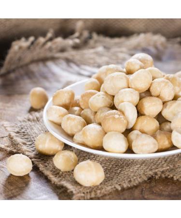 Oh! Nuts Oven Roasted Macadamia Nuts - Large-Sized, Unsalted, Gluten-Free Keto Snack | All-Natural, Additive-Free Healthy Nuts in Resealable Bag (1 lb) - Buy Online on SooperMarket.com