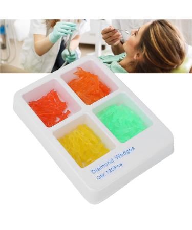 120pcs Dental Wedges Set 4 Sizes Plastic Poly Wedges with Holes for Dental Clinics | International Shipping Available - Buy Online on SooperMarket.com