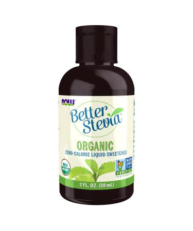 Now Foods Organic Better Stevia Zero-Calorie Liquid Sweetener 2 fl oz (60 ml)
