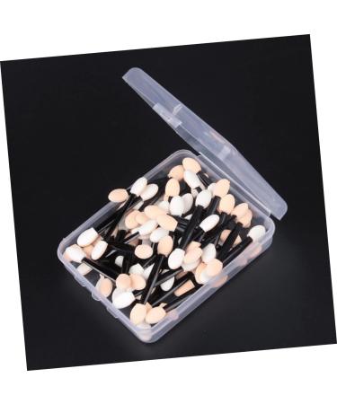 Mikinona 100 Pcs Eyeshadow Makeup Makeup Tools Makeup Application Brushes Cosmetic Size 2 Black - Buy Online on SooperMarket.com