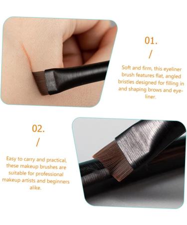 FOMIYES 6 Sets multi function eyebrow brush Miss cosmetic brush Blanket newborn wool blanket newborn eyebrow brush ultra fine eyeliner brush eyes flat - Buy Online on SooperMarket.com