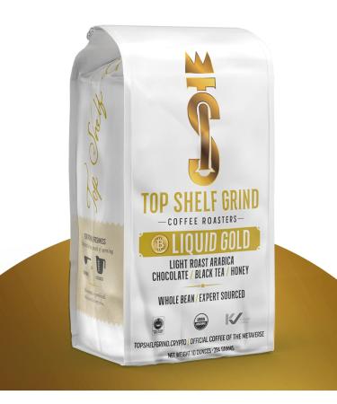 Organic Light Roast Whole Bean Coffee, The Best Espresso Beans from Peru - Fair Trade, Single Origin Mycotoxin & Mold Free Fresh Peruvian Purity | Super Healthy Arabica for Peak Performance - Low Acid