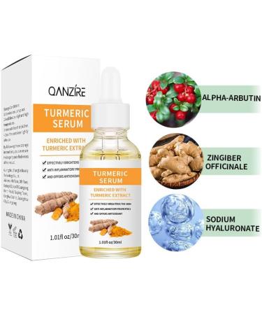 Turmeric face seruem Dark Spot Remover Essence Turmeric Serums for face Brightens Skin Tone Moisturizes Hydrates Lightens Age-Spots Acne Reduce Fine Lines Facial Care Anti-Aging Serum - Buy Online on SooperMarket.com