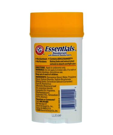 Arm & Hammer Deodorant Essentials Rosemary Lavender 2.5 Ounce (73ml) (Pack of 3) - Buy Online on SooperMarket.com