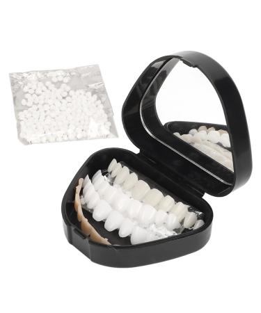 Temporary tooth repair set temporary repair of broken teeth for missing broken teeth formable artificial teeth thermally suitable pearls for cosplay