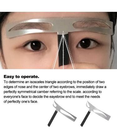 Buy Eyebrow Lineal Stencil | Three-Point Positioning Tool for Perfect Eyebrows | Semi-Permanent Makeup Accessories - Buy Online on SooperMarket.com