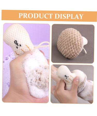 Didiseaon Mushroom Cleansing Puff | Exfoliating Facial Sponge & Scrubber | Bath Accessories for Deep Cleansing - Buy Online on SooperMarket.com