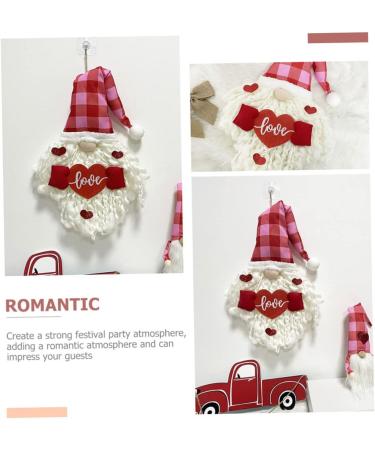 Cabilock 4pcs Faceless Old Man Pendant Ornament Desk Gnome Doll Valentines Day Gnome Household Wreath Elder - Buy Online on SooperMarket.com