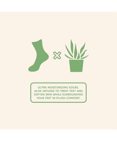 BambooMN Women's Purple Aloe Infused Fuzzy Nylon Socks - Small | Soft Comfortable & Eco-Friendly - Buy Online on SooperMarket.com
