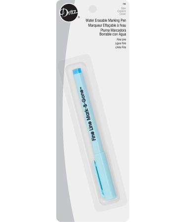 Dritz 700 The Fine Line Marking Pen  Water Erasable  Blue Blue Water Erasable