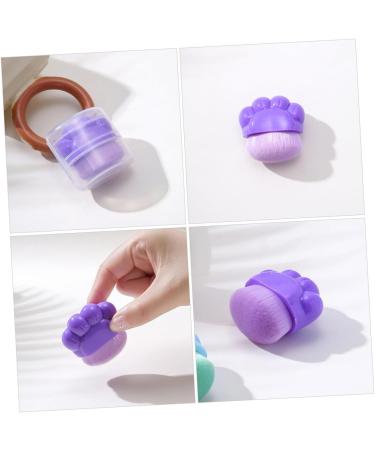 FOMIYES Cat Claw Foundation Brush Makeup Brush Blush Brush Portable Foundation Brush Portable Concealer Brush Foundation Applicator Brush Cat Paw Plastic No Trace Purple Travel - Buy Online on SooperMarket.com