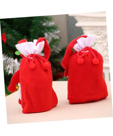 KOMBIUDA 2pcs Christmas Favor Bag Christmas Bag Candy Bag for Christmas Bag Portable Apple Bag Child - Buy Online on SooperMarket.com