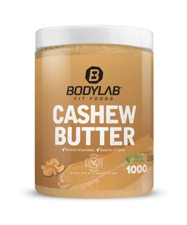 Bodylab24 100% Cashew Butter 1000g / Cashew butter without additives / made from roasted cashews