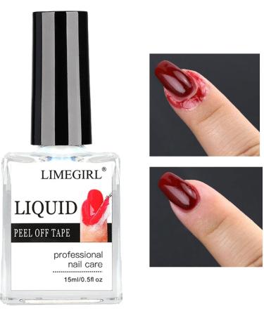 15ml Peel off Nail Polish for Nails 3PCS Latex Nail Polish Barrier Easy Peel Polish Barrier Anti-overflow Glue Nail Art Manicure Edge Protection - Buy Online on SooperMarket.com