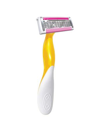 BIC Soleil Shine Women's 5-Blade Disposable Razor 10 Count - Yellow and White - Buy Online on SooperMarket.com