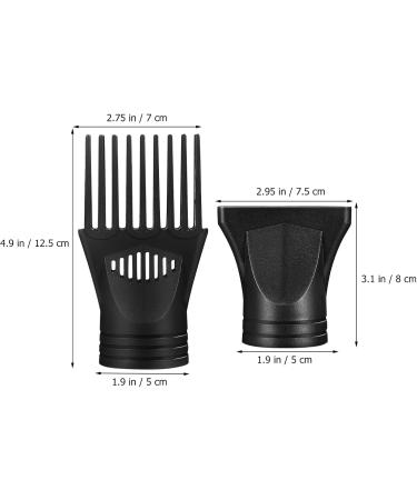 Baluue 2 Pcs Hair Dryer Nozzle Blow Dryer Comb Attachment Universal Hairdryer Diffuser Flat Hair Dryer Attachment Hair Dryer Attachment Narrow Accessory for Hairdryer Hair Dryer Diffuser - Buy Online on SooperMarket.com