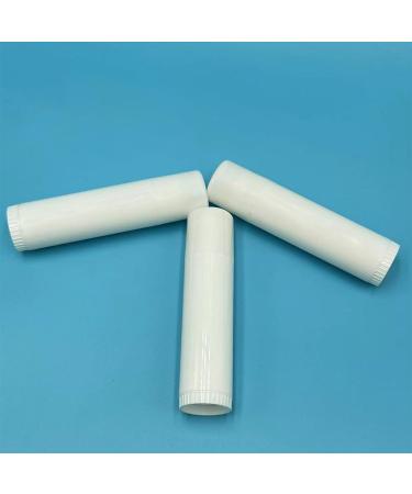 DIY Lip Balm Tubes 50pcs Empty Lipstick Containers 5g White Plastic Tubes For Lip Care Product Travel Friendly Lip Balm Containers - Buy Online on SooperMarket.com