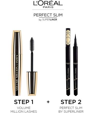 L'Or al Paris Super Liner Perfect Slim Eyeliner - Precise Felt Tip Irresistible Eye Makeup - No. 02 Gray 1 Piece - International Shipping Available - Buy Online on SooperMarket.com