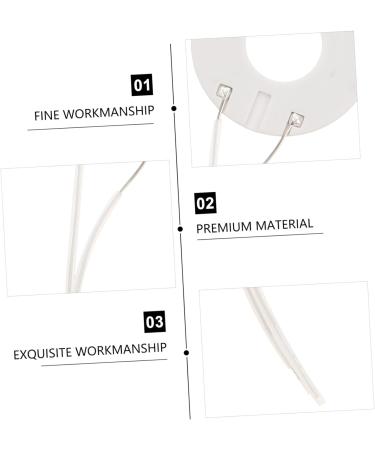 Healeved 2pcs Replacement Hot Rings Hairdressing Ceramic Coil Curling Iron Heated Curlers Heating Coil Coils Heating Plate Repair Kit Hair Cutting Machine Plastic Tool White Outer Diameter - Buy Online on SooperMarket.com
