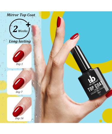 Matte High Gloss Base Coat Top Coat Gel Set - Long Lasting Shine | 3Pcs 10ml/Bottle - Buy Online on SooperMarket.com