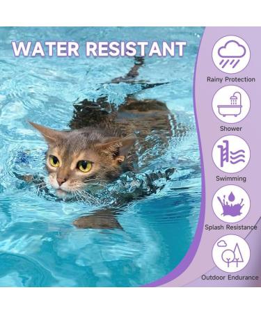 Cat Repellent Treatment Adjustable Cat Repellent Collars Natural Protection Repellent Collar for Cats Water Resistant Repellent Collar for Cats Small-Medium-Large Light Blue 2pack - Buy Online on SooperMarket.com