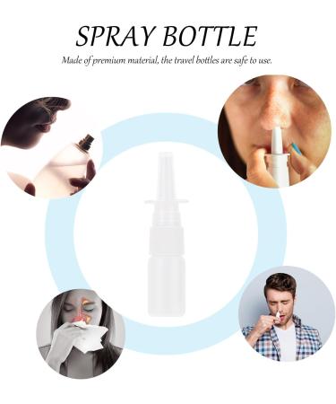 Healeved 10ML Nasals Spray Bottle - Set of 20 Refillable Mist Sprayers Versatile Travel Spray Bottle With Cover for Water Oils Skin Care Fine Mist Sprayers - Small Spray Bottle - Buy Online on SooperMarket.com
